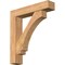 Ekena Millwork Imperial Block Smooth Bracket w/ Offset Brace, Western Red Cedar, 7 1/2"W x 36"D x 40"H BKT0806X36X40IMP05SWR - alternate 1